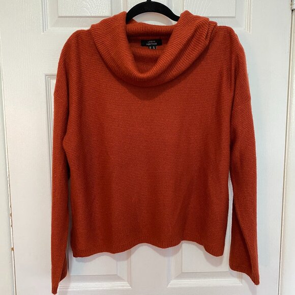 Cozy Terracotta TurtleNeck Sweater - Picture 1 of 8